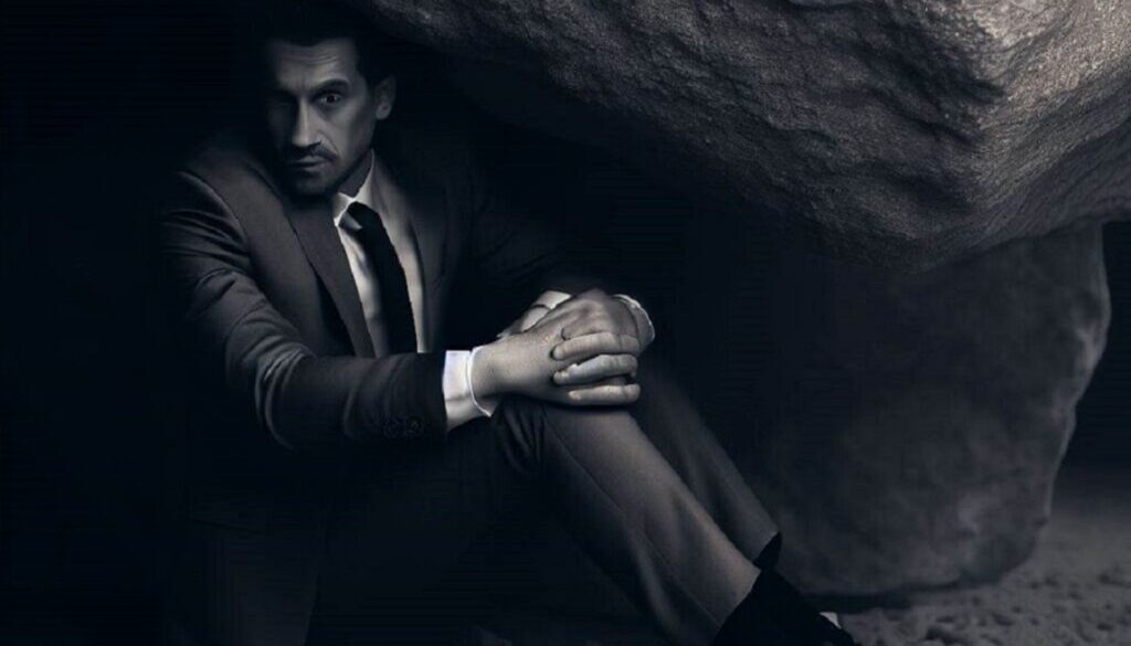 Hiding under a rock